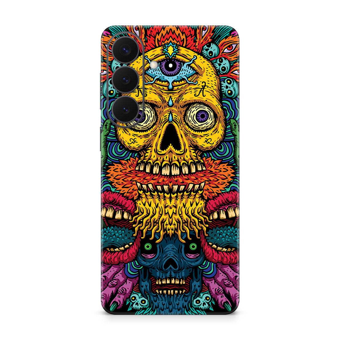 Galaxy S26 Plus Horror Series Color Skull Skin