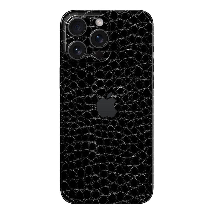 iPhone 15 Pro Max Leather Series BlackAlligator