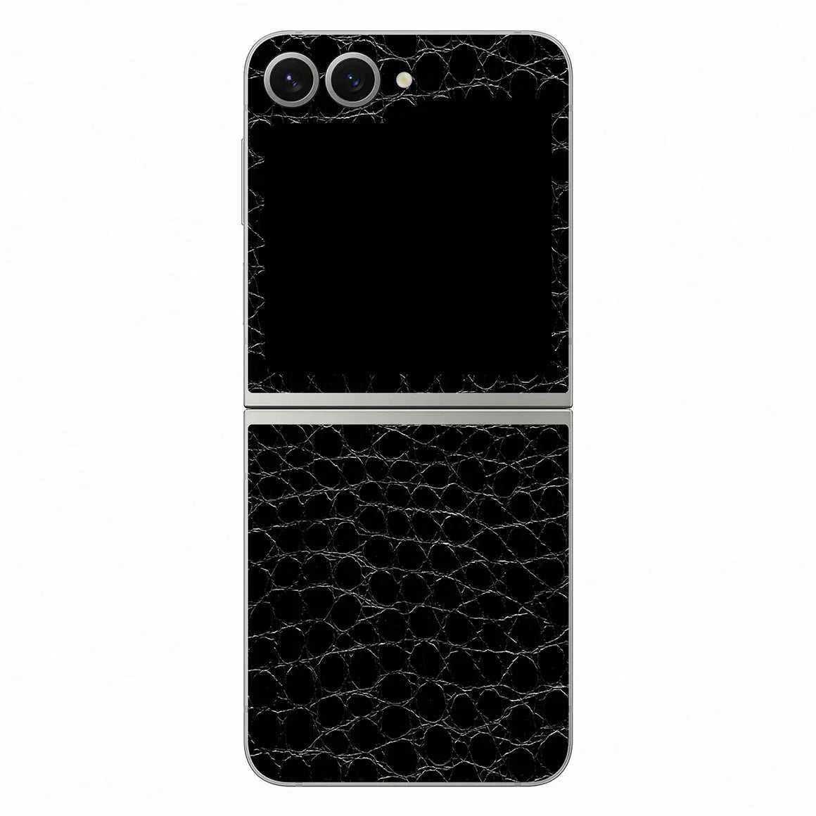 Galaxy Z Flip 6 Leather Series BlackAlligator Skin