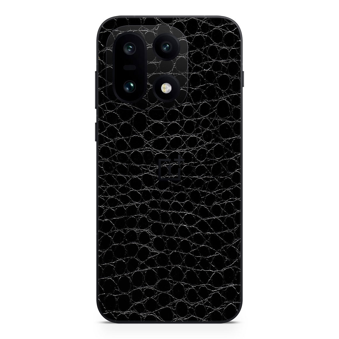 OnePlus 15 Leather Series BlackAlligator Skin