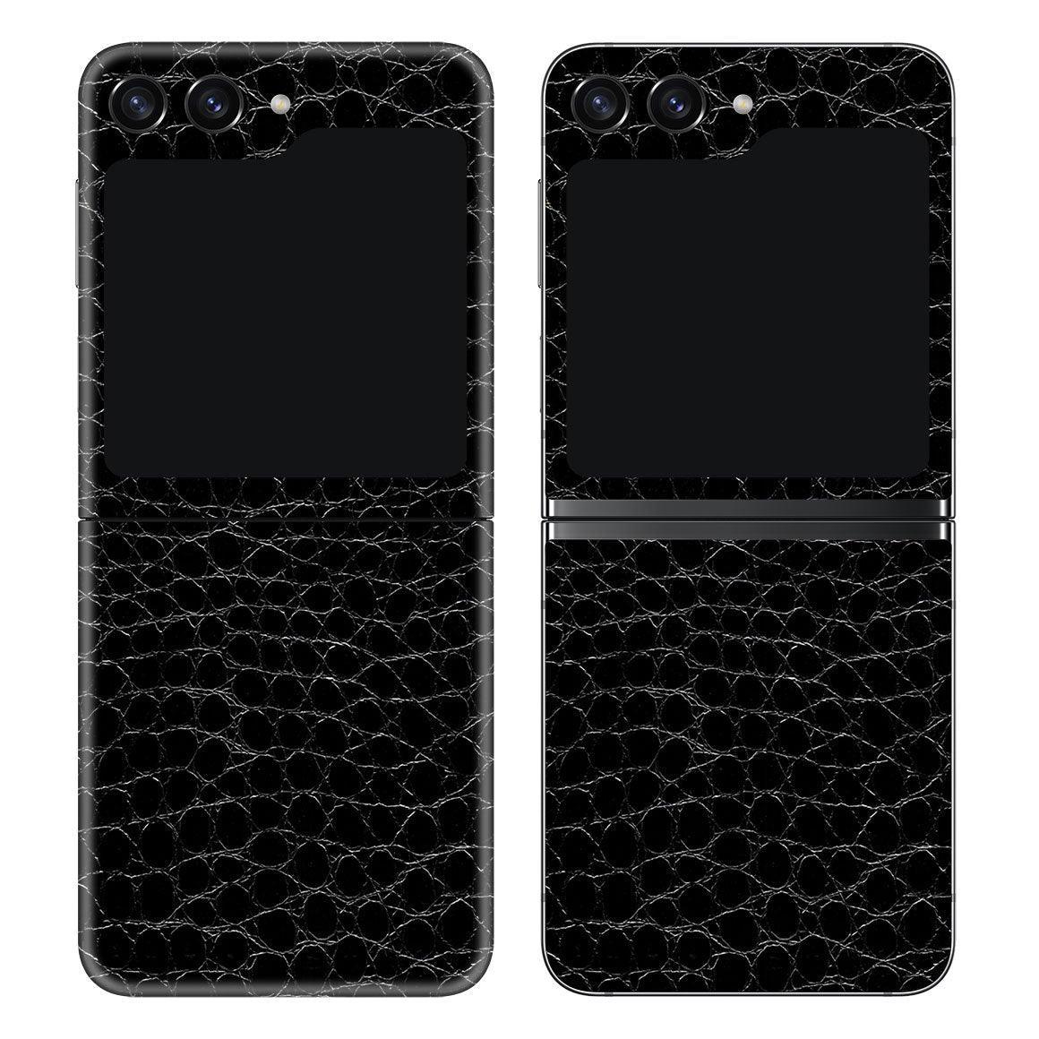 Galaxy Z Flip 5 Leather Series Skins - Slickwraps