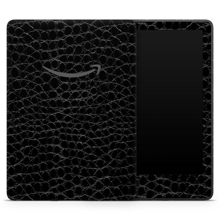 Kindle Paperwhite 6.8" 11th Gen Leather Series BlackAlligator Skin