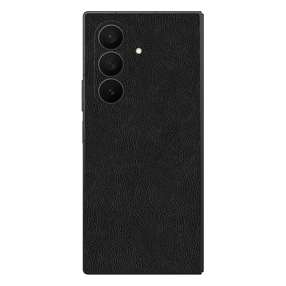 Galaxy Z Fold 7 Leather Series Black Skin