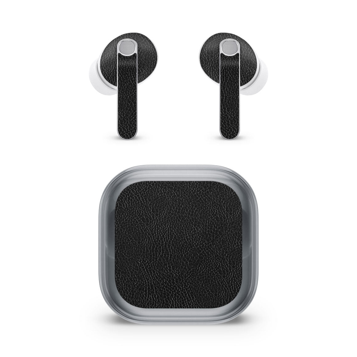 Galaxy Buds4 Pro Leather Series Black Skin
