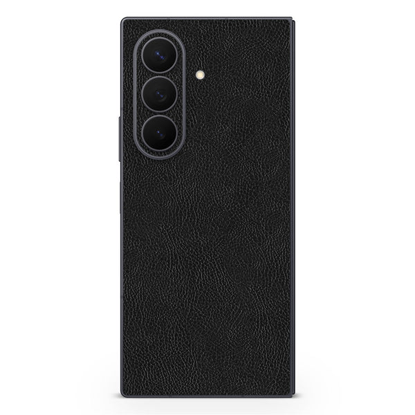 Galaxy Z Fold8 Ultra Leather Series Black Skin