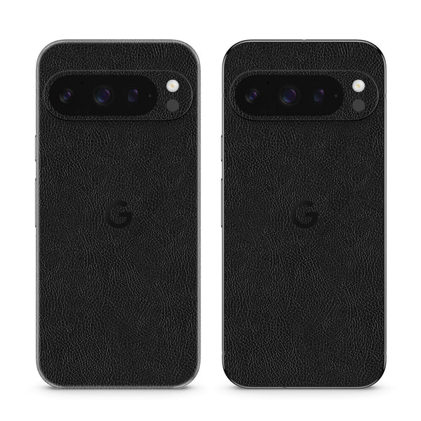 Pixel 10 Pro Leather Series Black Skin