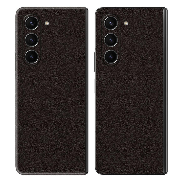 Galaxy Z Fold 5 Leather Series Skins - Slickwraps