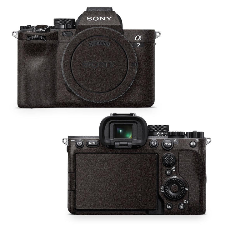 Sony A7 IV Mirrorless Camera Leather Series Skins - Slickwraps