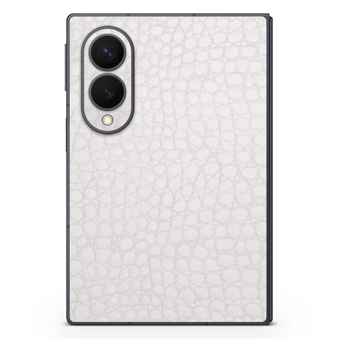 Galaxy Z Fold8 Leather Series WhiteAlligator Skin