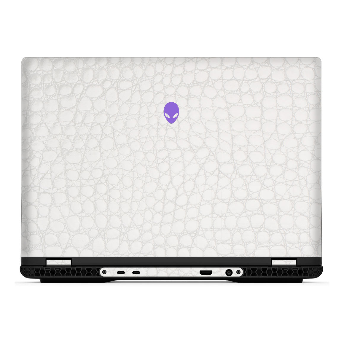 Alienware m16 R2 Leather Series WhiteAlligator Skin