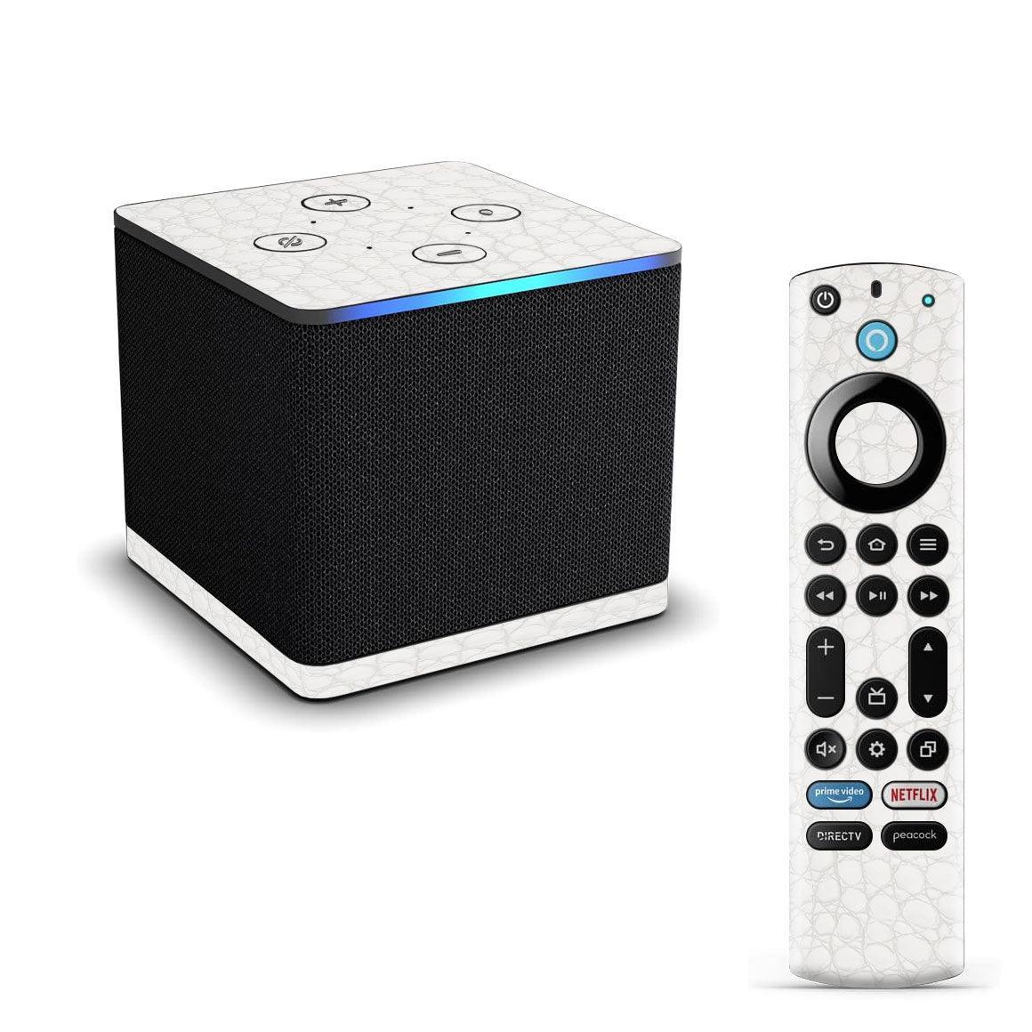 Amazon Fire TV Cube (3rd Gen) Leather Series Skins - Slickwraps