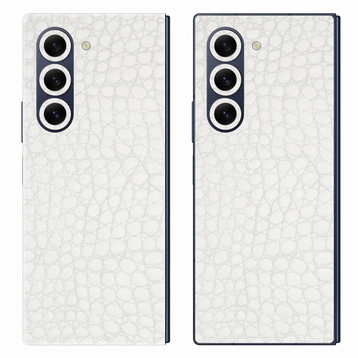 Galaxy Z Fold 6 Leather Series WhiteAlligator Skin