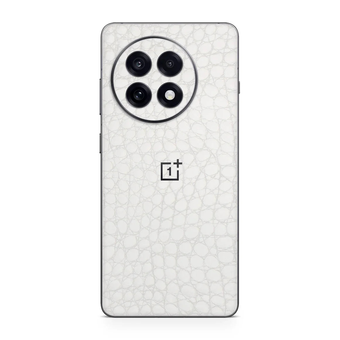 OnePlus 13R Leather Series WhiteAlligator Skin