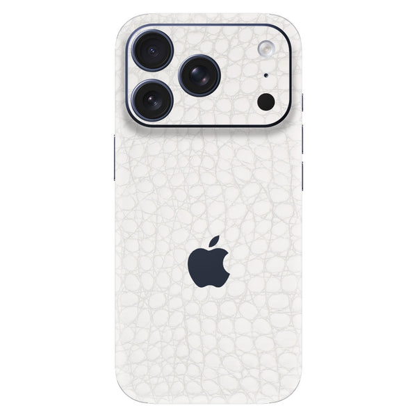iPhone 17 Pro Leather Series WhiteAlligator