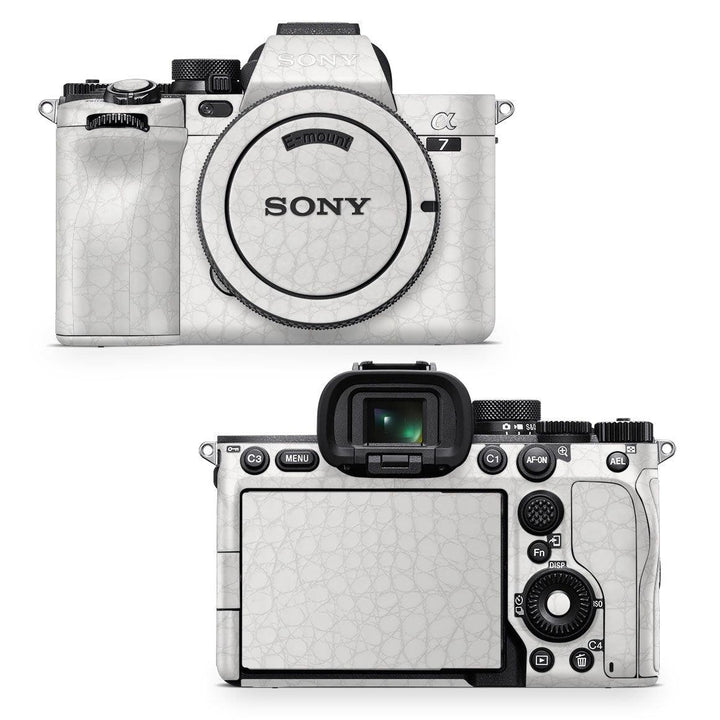 Sony A7 IV Mirrorless Camera Leather Series Skins - Slickwraps