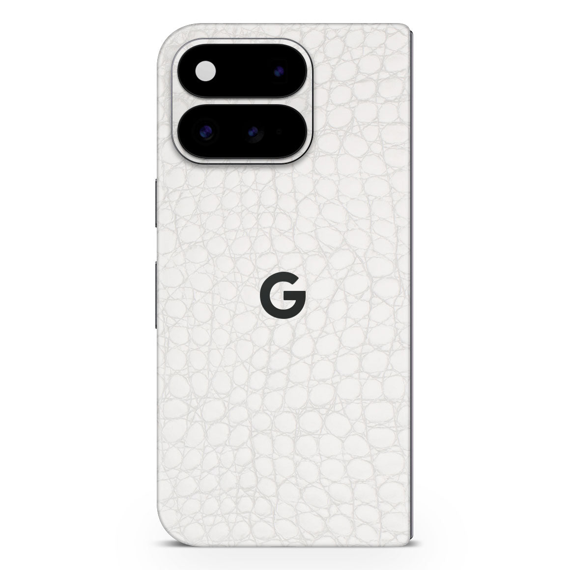 Pixel 11 Pro Fold Leather Series WhiteAlligator Skin
