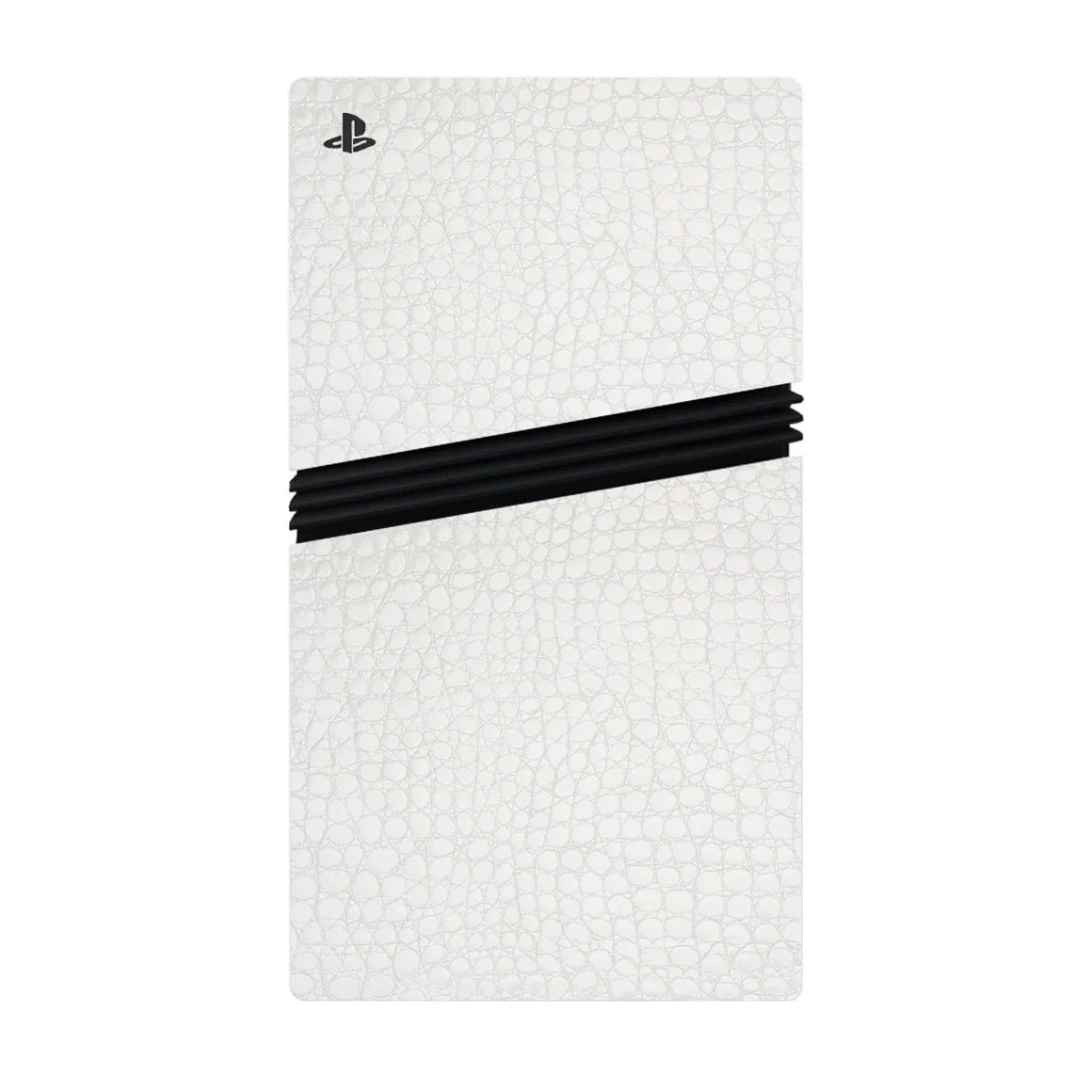 Playstation 5 Pro Leather Series WhiteAlligator Skin