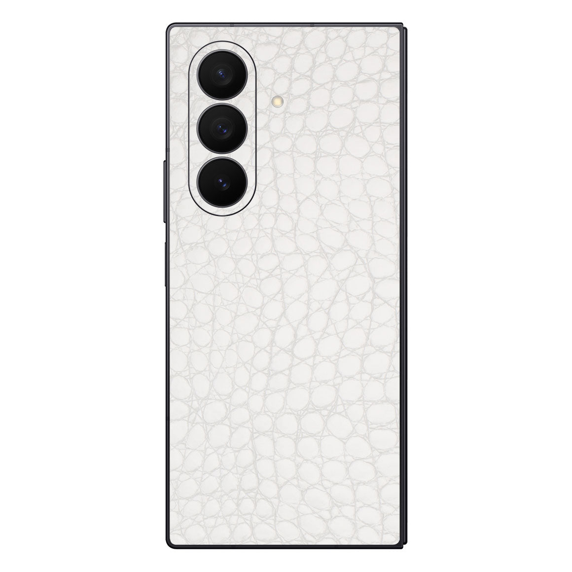 Galaxy Z Fold 7 Leather Series WhiteAlligator Skin