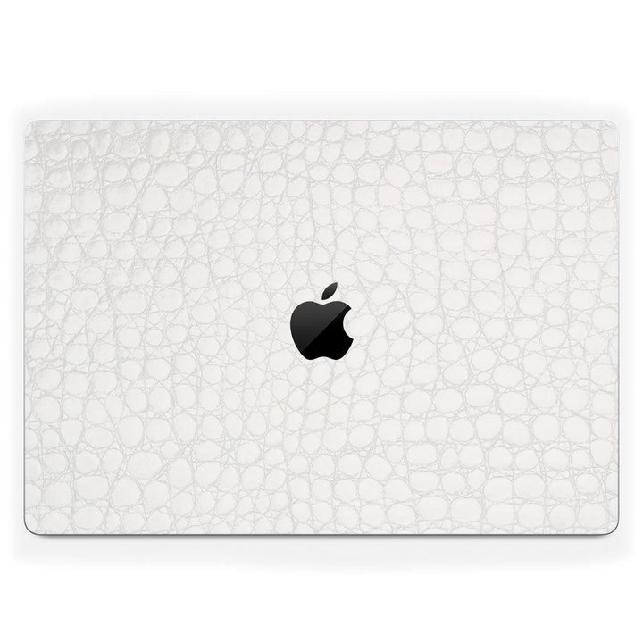 MacBook Pro 16" (2023 M3) Leather Series WhiteAlligator Skin
