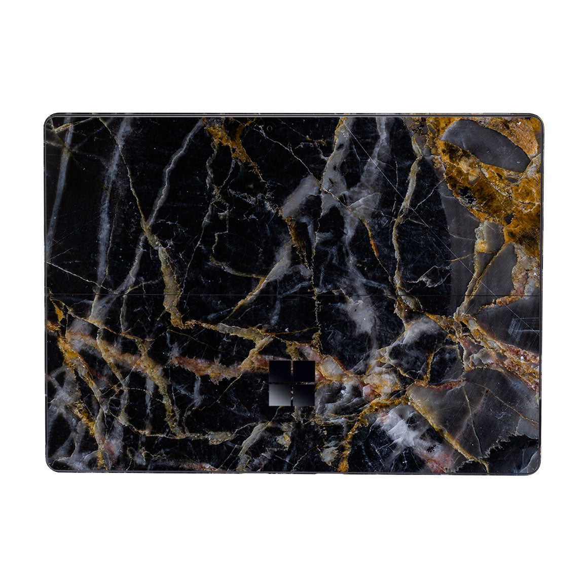 Surface Pro 11 Marble Series Black Gold Skin