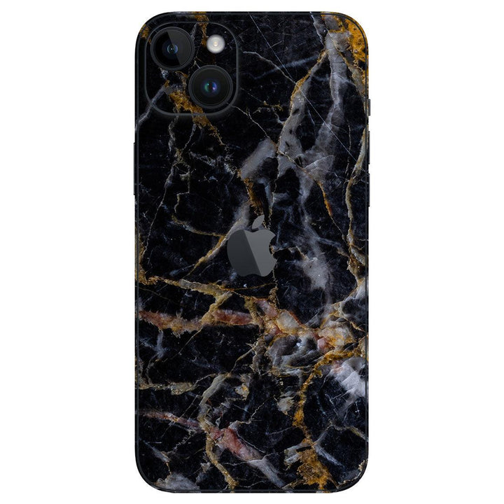 iPhone 15 Marble Series Black Gold