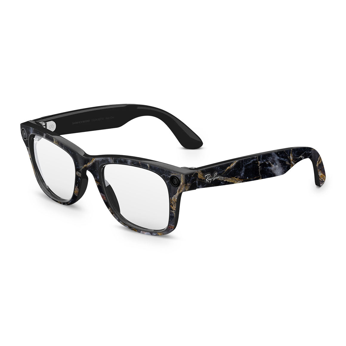 Ray-Ban Meta Wayfarer Marble Series Black Gold Skin