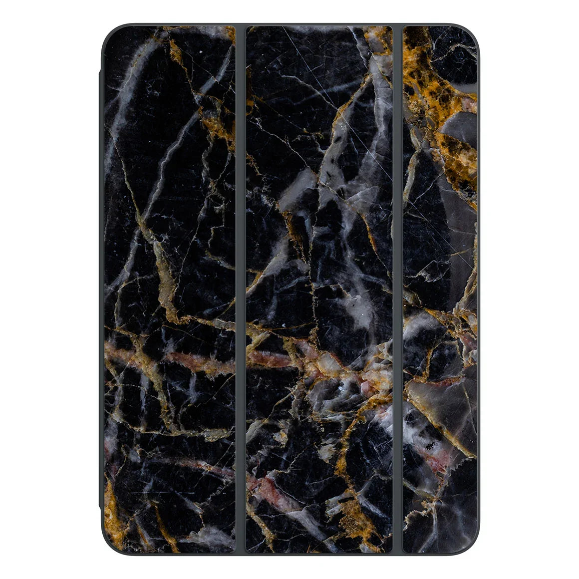 Smart Folio for iPad Pro 11-inch (M4) Marble Series Black Gold Skin