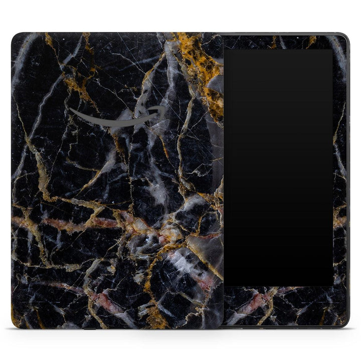 Kindle Paperwhite 6.8" 11th Gen Marble Series Black Gold Skin