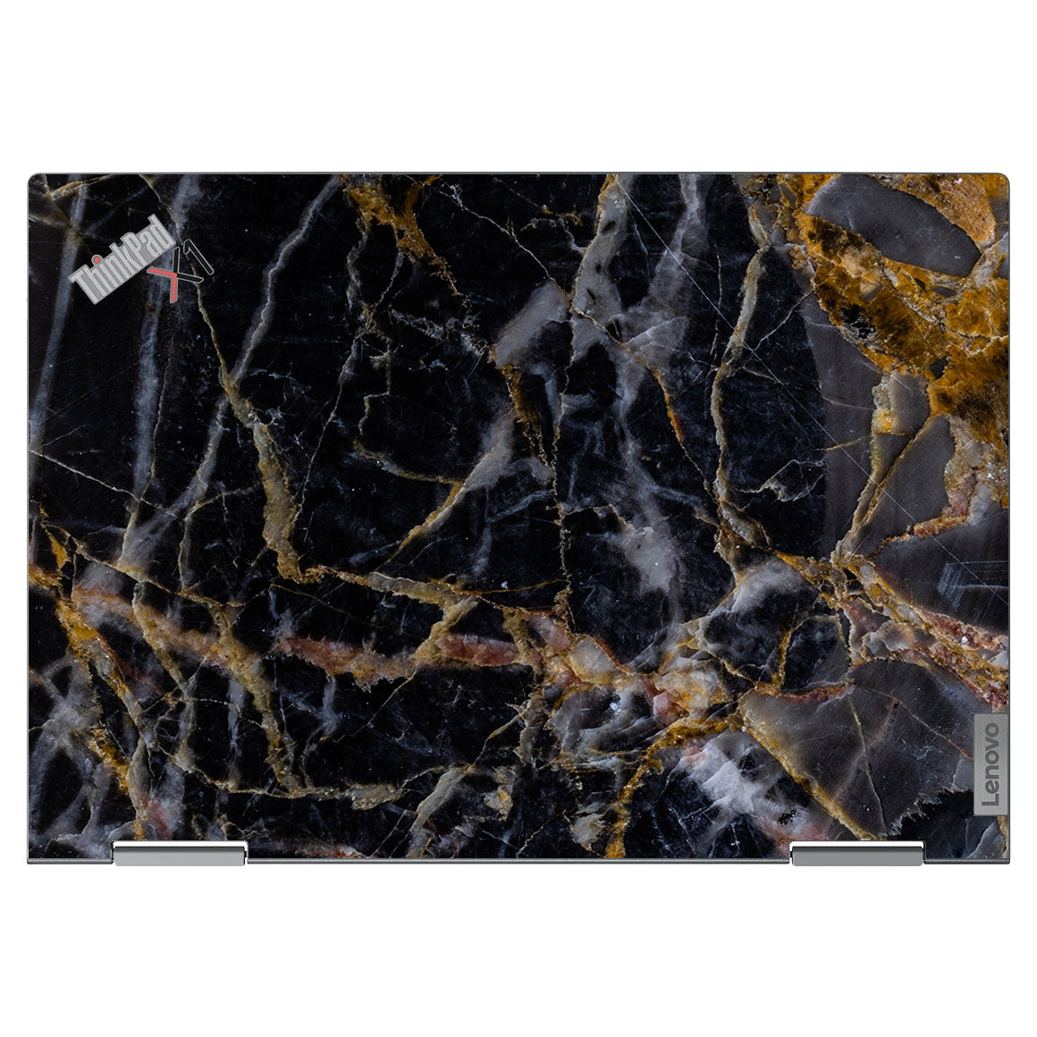 Lenovo ThinkPad X1 Yoga Gen 7 Marble Series Black Gold Skin