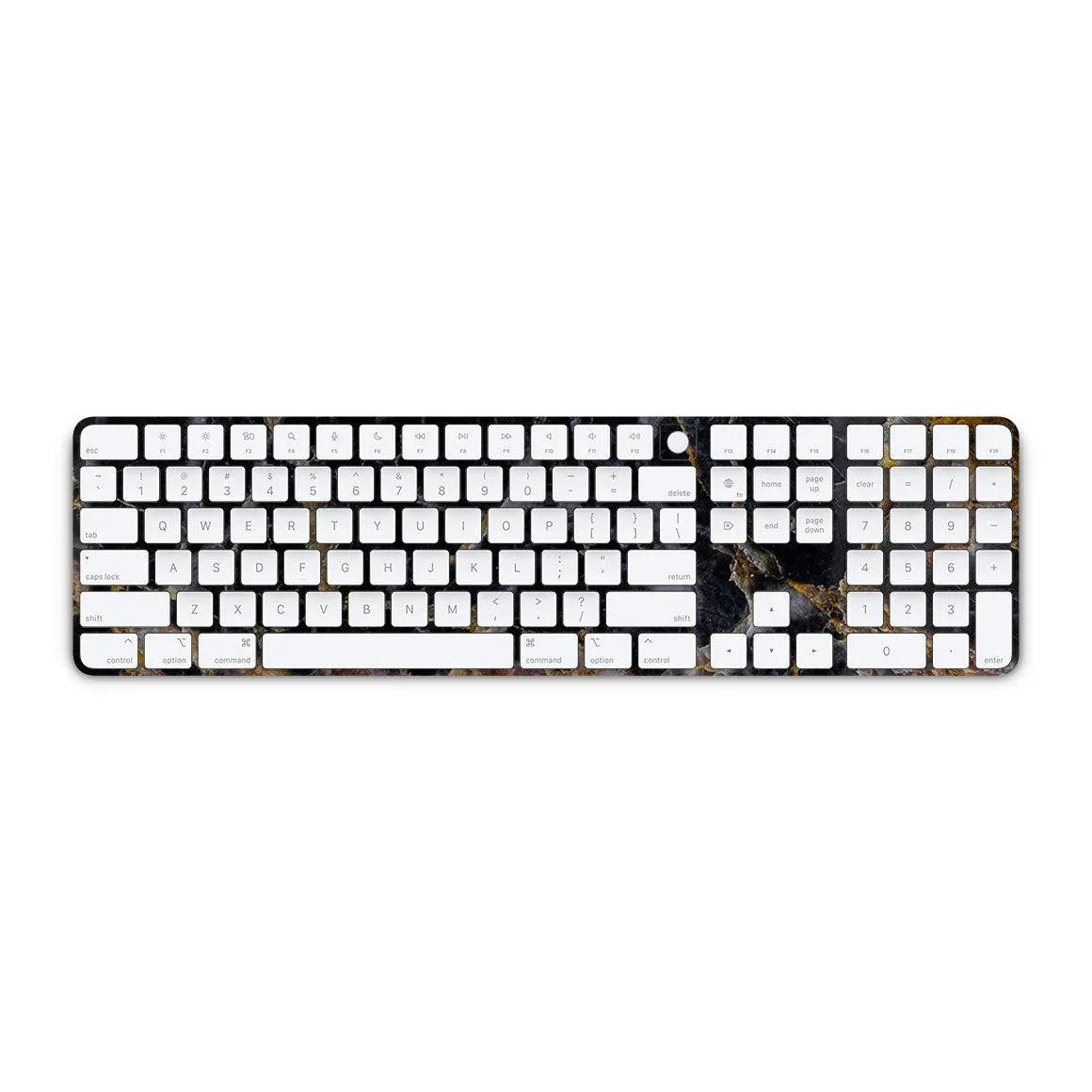 Magic Keyboard with Touch ID and Numeric Keypad Marble Series Skins - Slickwraps
