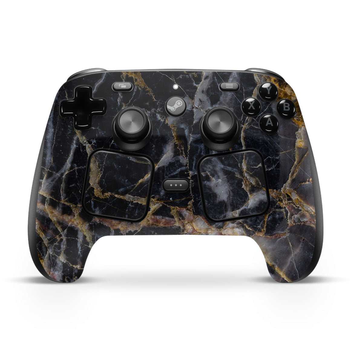 Steam Controller Marble Series Black Gold Skin