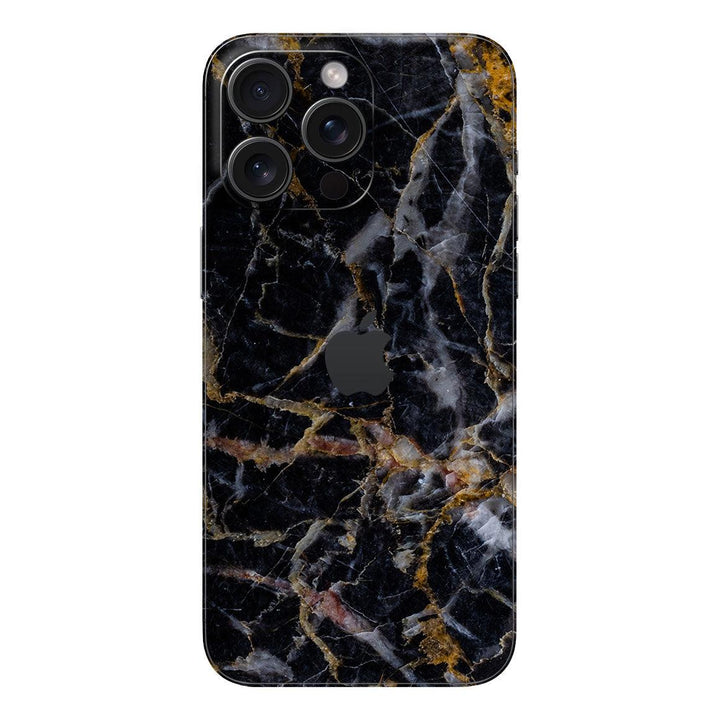 iPhone 15 Pro Marble Series Black Gold