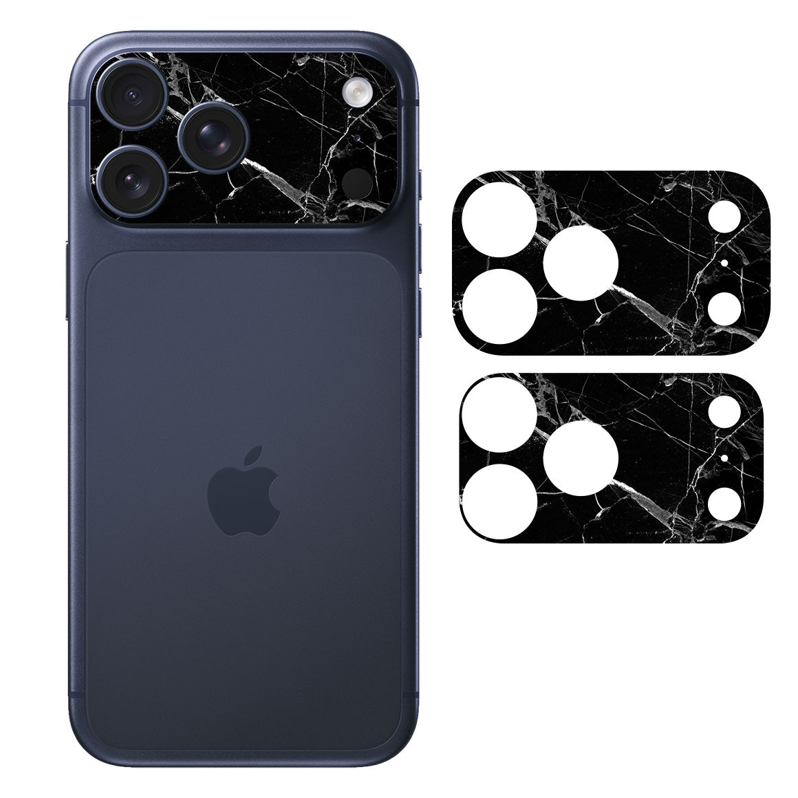 iPhone 17 Pro Max Camera Bar (Plateau) Marble Series Black