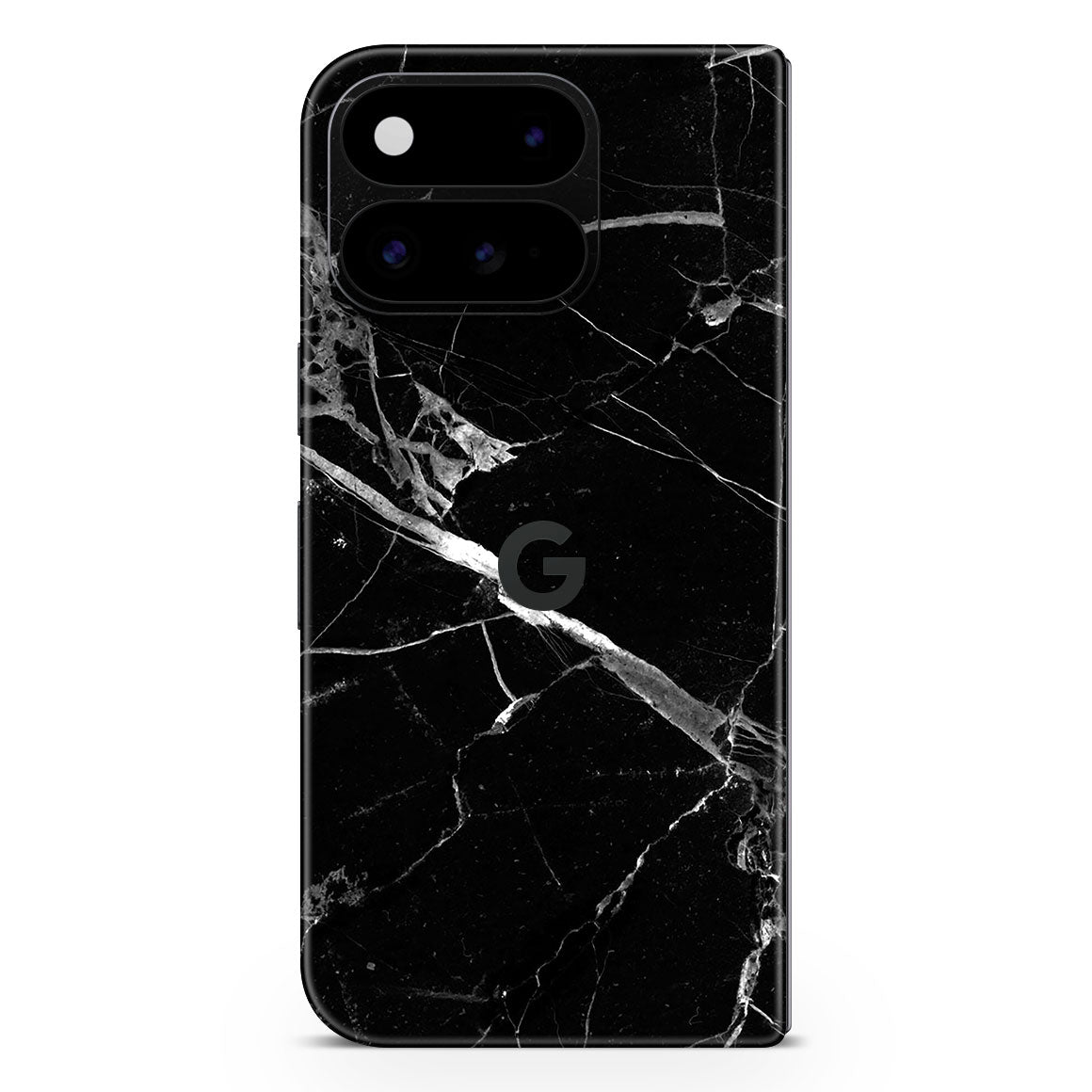 Pixel 11 Pro Fold Marble Series Black Skin