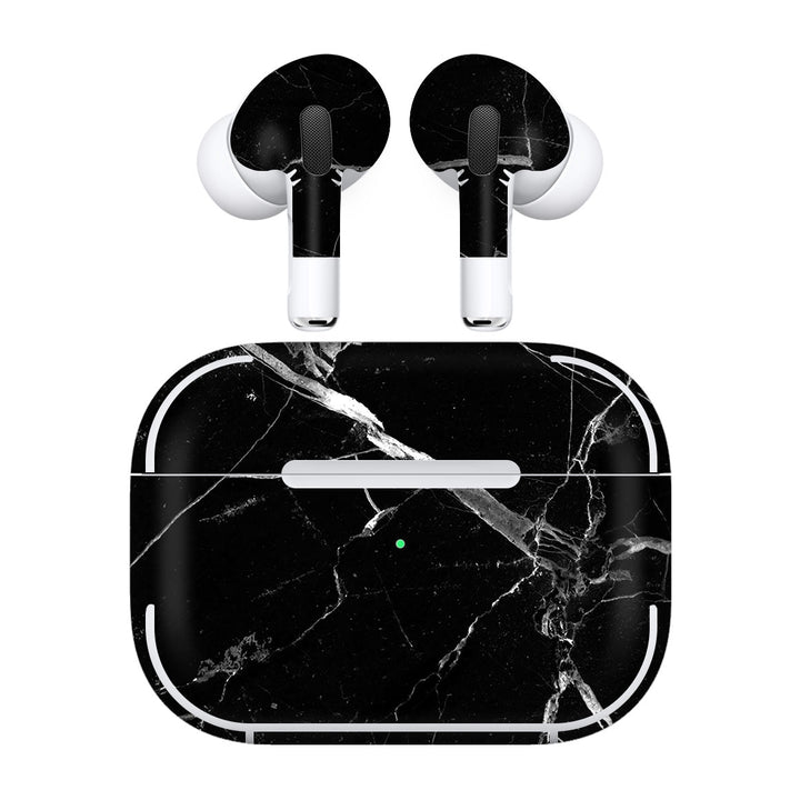 AirPods Pro 3 Marble Series Black Skin