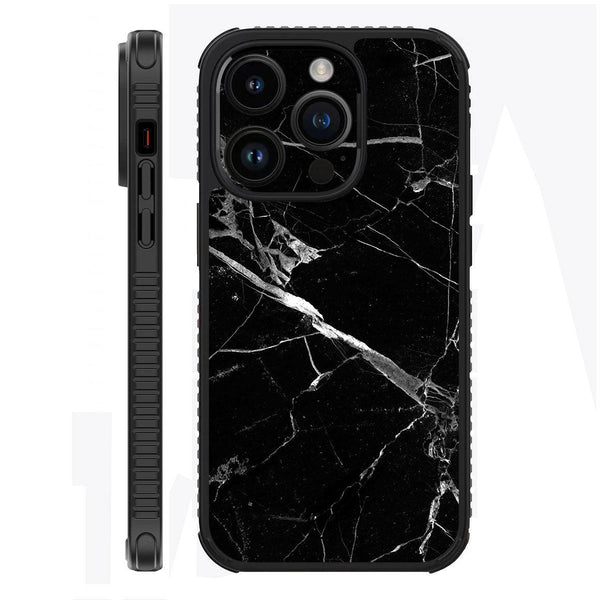 iPhone 14 Pro Case Marble Series Black