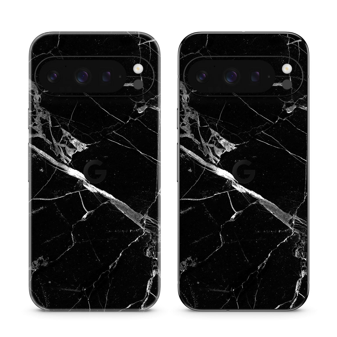 Pixel 10 Pro Marble Series Black Skin