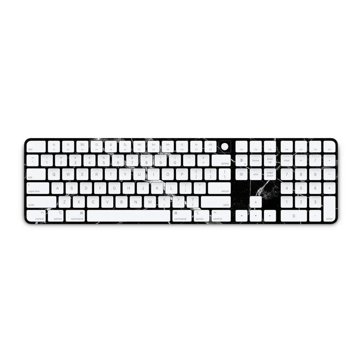 Magic Keyboard with Touch ID and Numeric Keypad Marble Series Skins - Slickwraps
