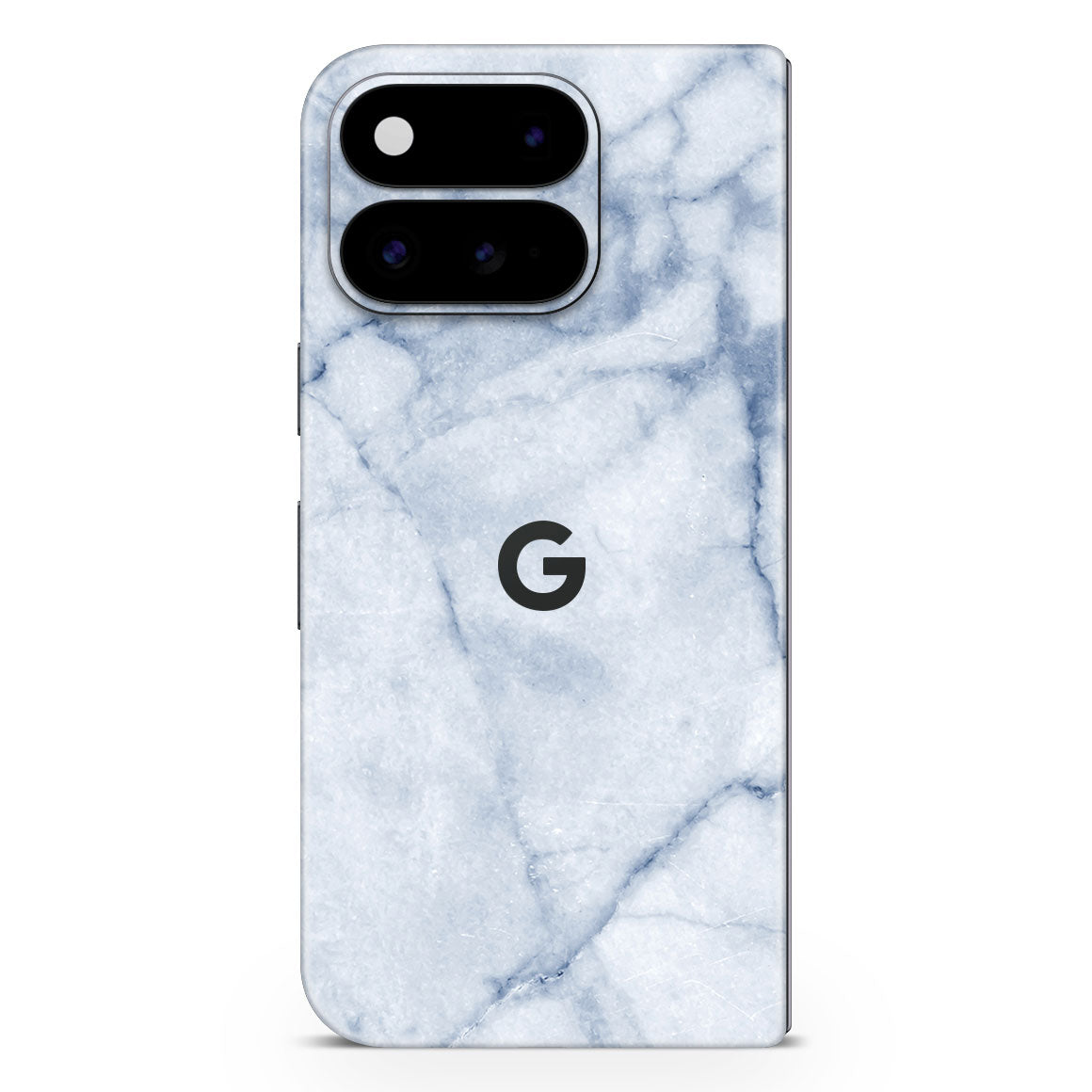 Pixel 11 Pro Fold Marble Series Blue Skin