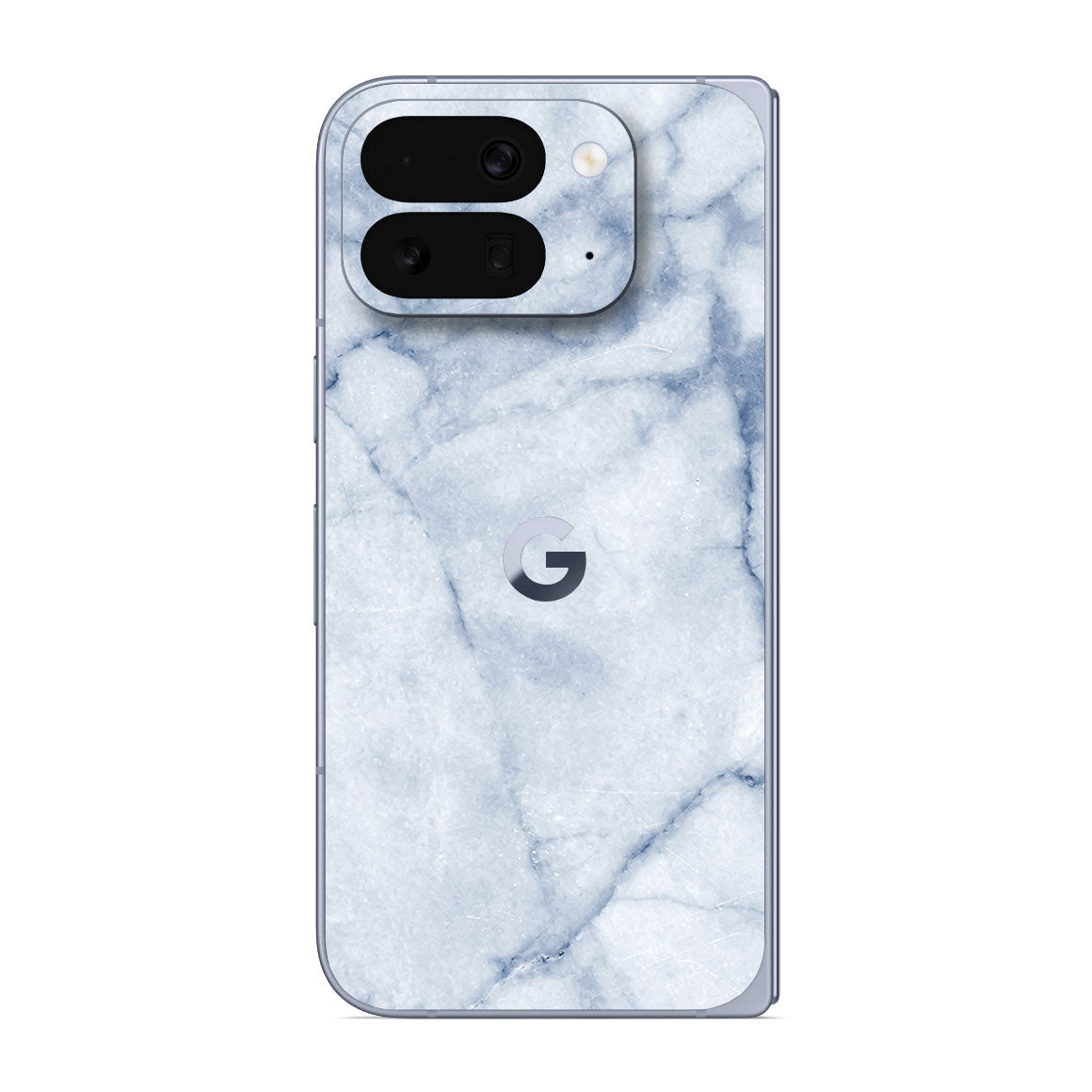 Pixel 10 Pro Fold Marble Series Blue Skin