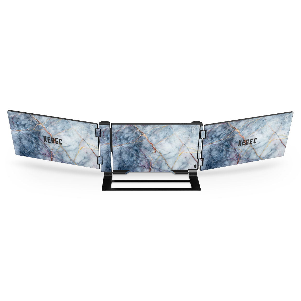 Xebec Tri-Screen Marble Series Blue Gold Skin