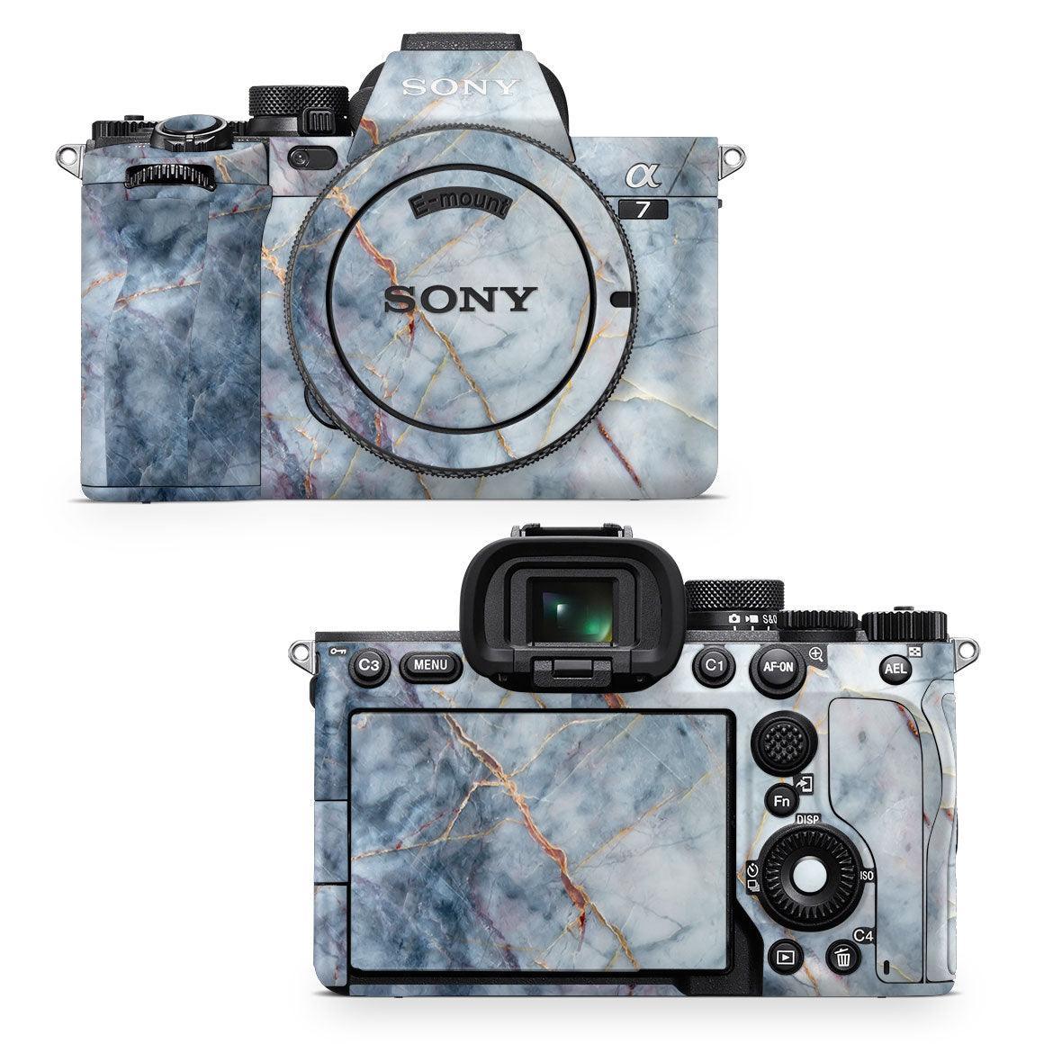 Sony A7 IV Mirrorless Camera Marble Series Skins - Slickwraps