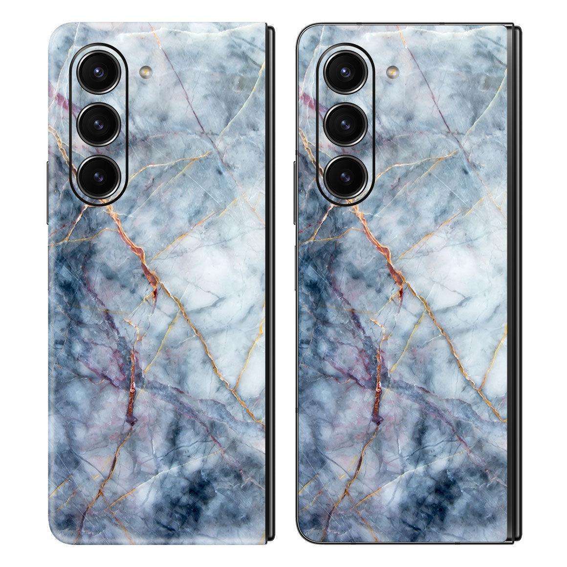 Galaxy Z Fold 5 Marble Series Skins - Slickwraps