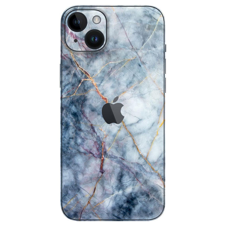 iPhone 15 Plus Marble Series Blue Gold