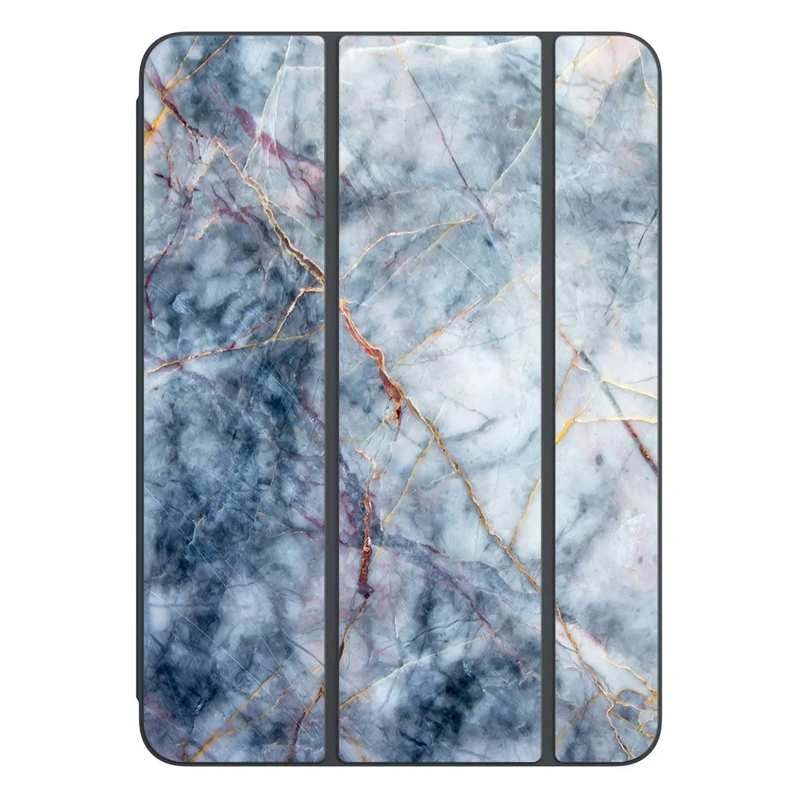 Smart Folio for iPad Pro 11-inch (M4) Marble Series Blue Gold Skin