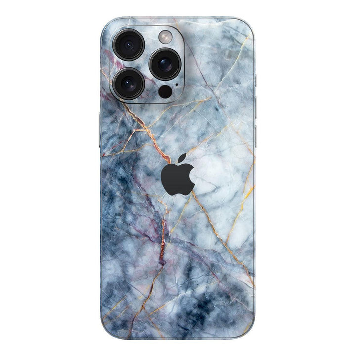 iPhone 15 Pro Marble Series Blue Gold