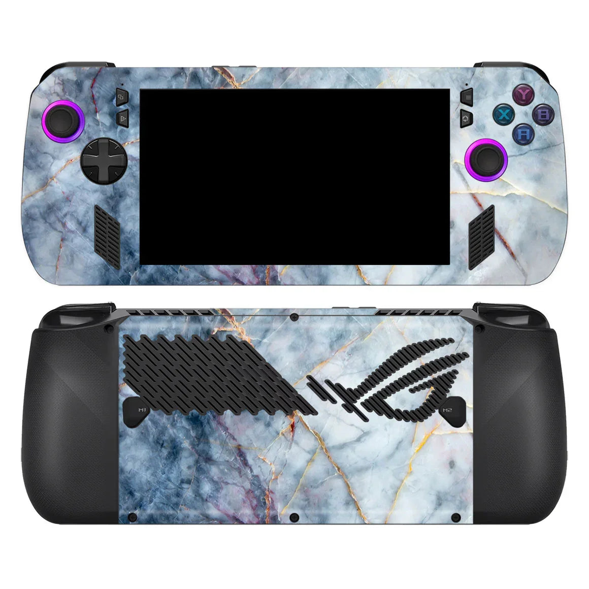 ROG Ally X Marble Series Blue Gold Skin