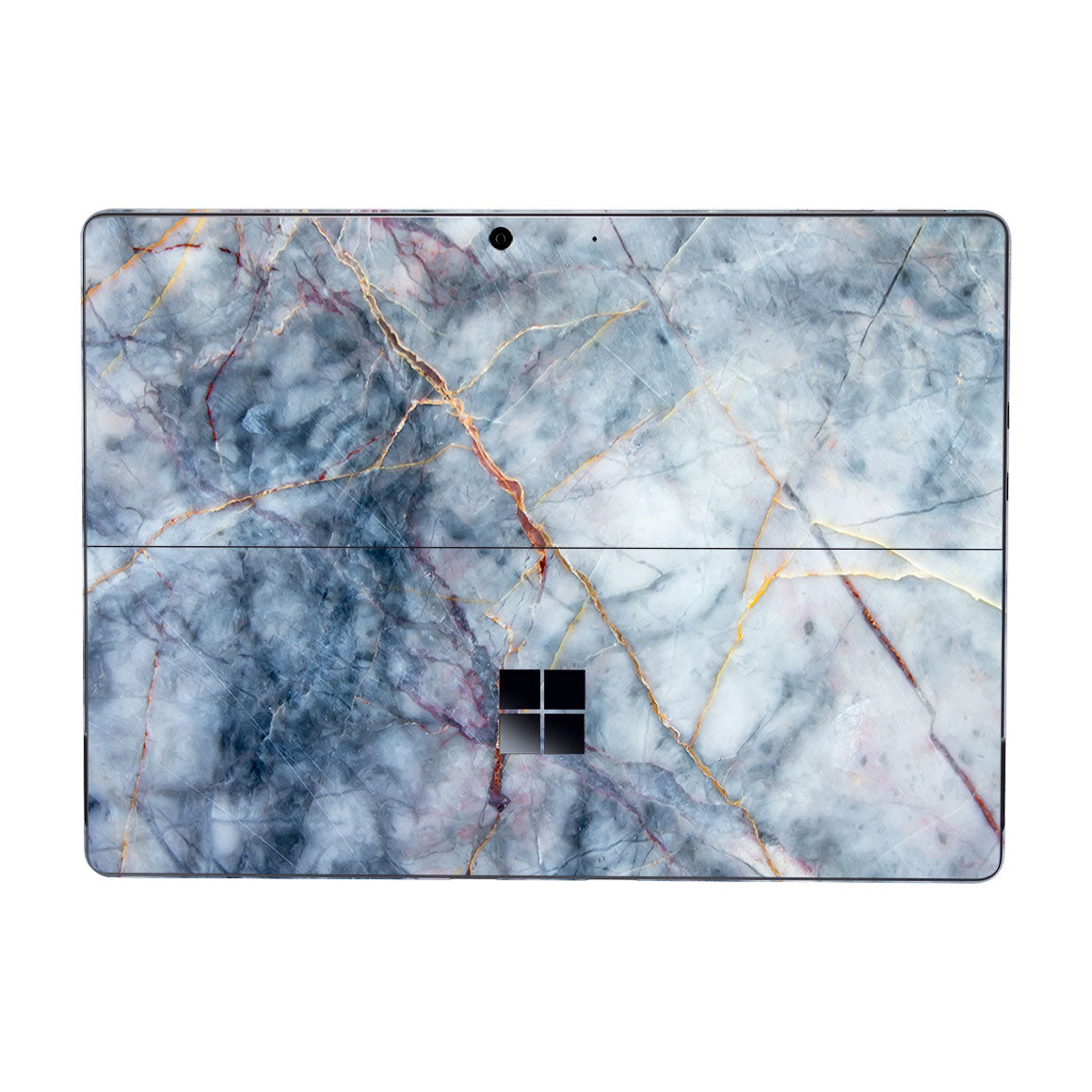 Surface Pro 11 Marble Series Blue Gold Skin