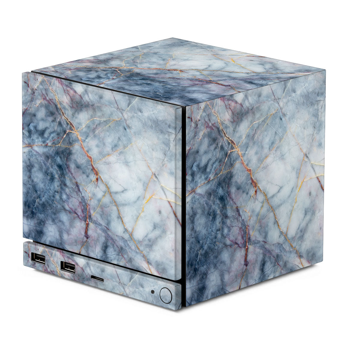 Steam Machine Marble Series Blue Gold Skin