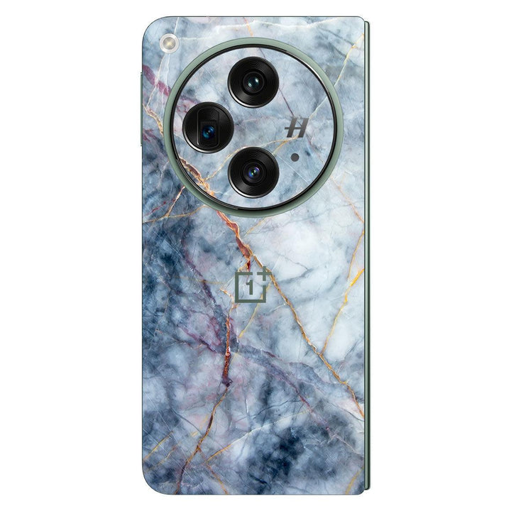 OnePlus Open Marble Series Blue Gold Skin